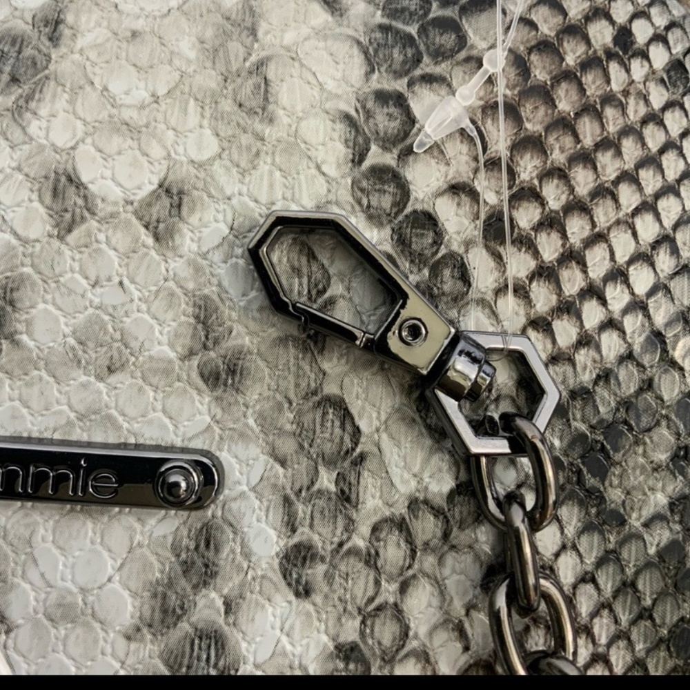 Abbie & Emmie Crossbody Animal print Snakeskin Bag Convertible Clutch Multicolor - Picture 5 of 9